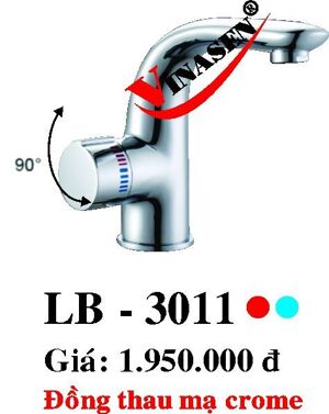 Vòi Lavabo nóng lạnh Vinasen LB-3011