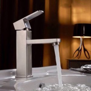 Vòi lavabo nóng lạnh vuông Biggo BG-1201-I-2