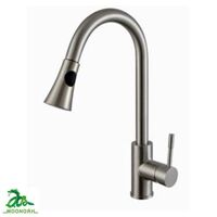 Vòi rửa bát dây rút nóng lạnh inox 304 Moonoah 623