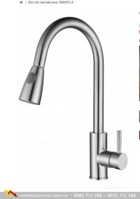 Vòi rửa bát HCG 915-2 inox 304