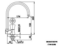 Vòi rửa bát lavabo COTTO CT1094C26