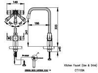 Vòi rửa bát lavabo COTTO CT1109A