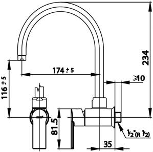 Vòi rửa bát lavabo COTTO CT1118A