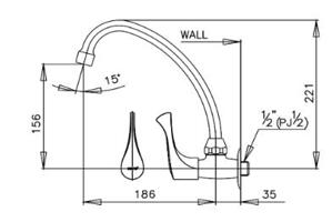 Vòi rửa bát lavabo COTTO CT134C10