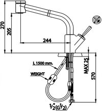 Vòi rửa bát lavabo COTTO CT2078J