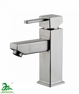 Vòi rửa lavabo nóng lạnh inox 304 Moonoah MN-524