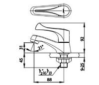 Vòi rửa mặt lavabo COTTO CT160C10