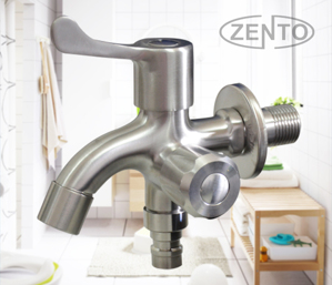 Vòi xả lạnh inox304 đa năng 2 đầu Zento SUS722