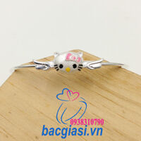 Vòng bạc trẻ em hello kitty đẹp VE0013