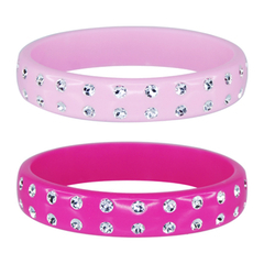 Vòng tay đính hạt kim cương Pink Poppy BC-200