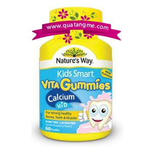 Way Kids Smart Vita Gummies Calcium - kẹo bổ xung vitamin D, canxi cho bé