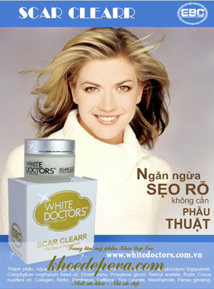 White Doctors Scar Clearr - Kem hỗ trợ trị sẹo rỗ