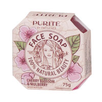 Xà bông rửa mặt hoa Anh Đào Face Soap Cherry Blossom - Purite By Provence