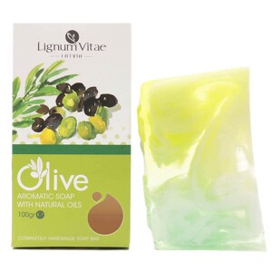 Xà Bông Thiên Nhiên Với Tinh Dầu Olive Tự Nhiên Lignum Vitae Olive (100g)