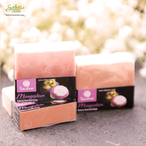 Xà bông hương măng cụt Saboo Natural Soap - Mangosteen