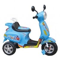 Xe ba bánh hình Vespa Nhựa Chợ Lớn có nhạc M942B-X3B - màu xanh/ tím