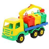 Xe cẩu xử lý rác môi trường thùng rời đồ chơi Polesie Toys