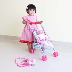 Đồ chơi Xe đẩy búp bê Dolls World DW8181