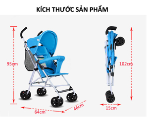 Xe đẩy em bé gấp gọn Haowei Y501