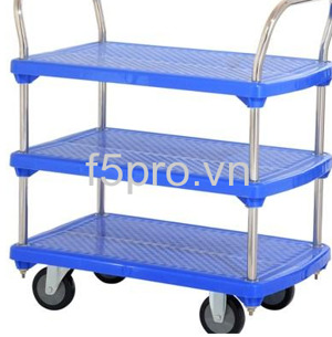 Xe đẩy hàng sàn nhựa 3 tầng Sumo NP-230D