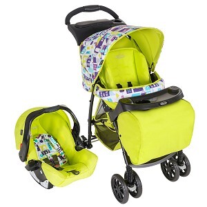 Xe đẩy trẻ em màu vàng Travel System Graco Mirage + Toy Town 1913562