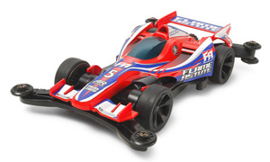 Xe đua mô hình Flame Astute Red met (gầm AR) - Tamiya Mini 4WD