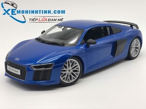 Xe Mô Hình Audi R8 V10 Plus 1:18 Maisto (Xanh)