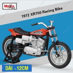 Xe mô hình Harley Davidson 1972 Xr750 Racing Bike 1:18 Maisto