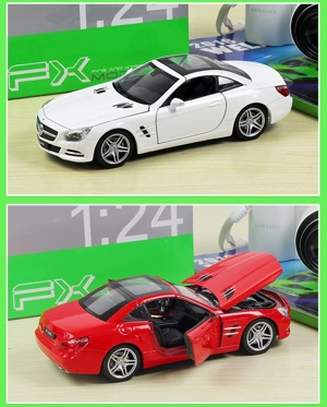 Xe mô hình Mercedes SL500 1:24 Welly