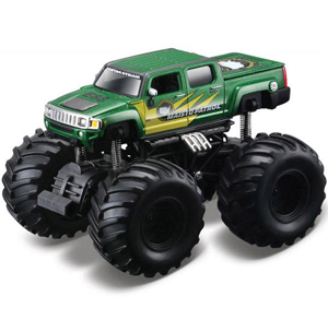 Mô hình Xe ô tô địa hình bánh đà Earth Shockers 2009 Hummer H3T Maisto 21144