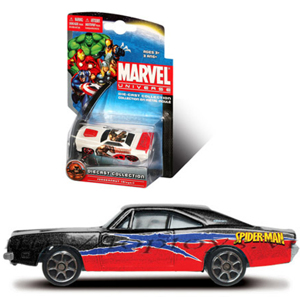 Mô hình Xe siêu anh hùng Marvel Spider Man 1969 Dodge Charger RT Maisto 15134