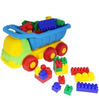 Xe tải kèm bộ lắp ghép 60 chi tiết đồ chơi Polesie Toys