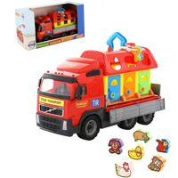 Xe tải Volvo chở ngôi nhà thú cưng Polesie Toys