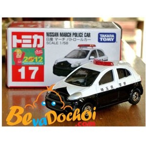 Xe Tomica 17 Nissan March Police Car - TM019