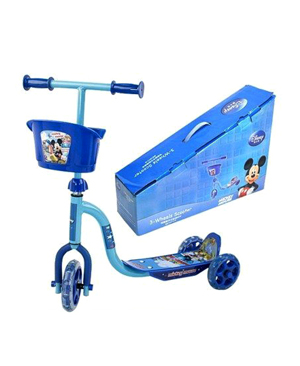 Xe trượt Scooter 3 bánh chuột Mickey có giỏ