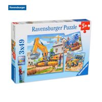 Xếp hình puzzle công trường 3 bộ 49 mảnh Ravensburger RV09226 0