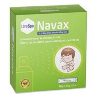 Xịt bào tử lợi khuẩn LiveSpo Navax (Hộp 4 ống)