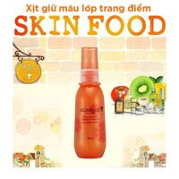 Xịt giữ màu lớp trang điểm Skinfood Red Orange Make Up Finish