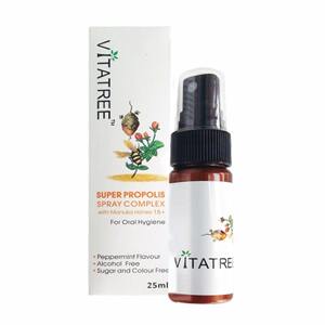 Xịt keo ong Vitatree trị viêm họng 25ml