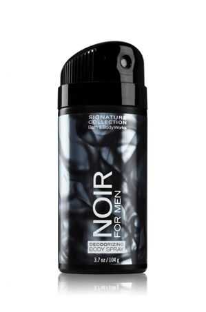 Xịt khử mùi nam Noir For Men Deodorizing Body Spray 104g