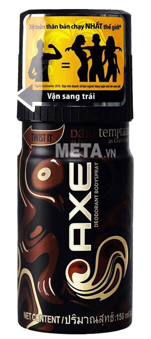 Xịt ngăn mùi toàn thân Axe Dark Temptation 150ml