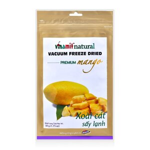 Xoài cát sấy lạnh Vinamit - gói 50g