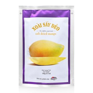 Xoài sấy dẻo Vinamit - gói 100g