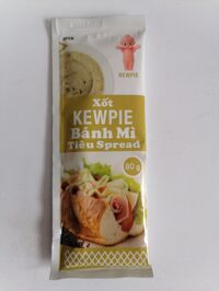 Xốt bánh mì tiêu spread Kewpie - gói 80g