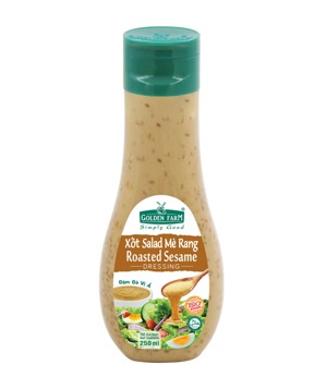 Xốt trộn salad Golden Farm vị mè rang chai 250ml