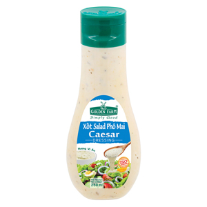 Xốt trộn salad Golden Farm vị phô mai chai 250ml