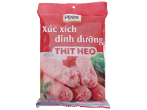 Xúc xích dinh dưỡng thịt heo Ponnie gói 175g