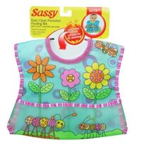 Yếm ăn hình bông hoa Sassy 665 BWEP3