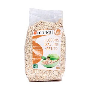 Yến mạch cán mỏng hữu cơ Markal 500g