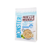 Yến mạch Free & Lo Muesli hiệu Monster – túi 500g